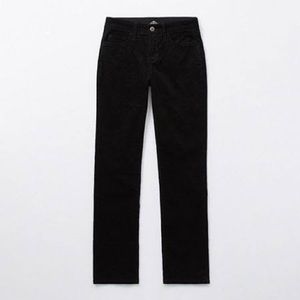 Black corduroy pants